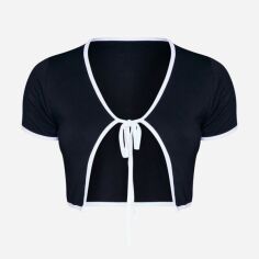Акція на Топ жіночий Pretty Little Thing GD-00187820 12 Чорний від Rozetka