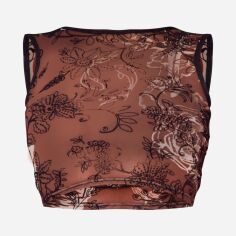 Акція на Топ жіночий Pretty Little Thing GD-00188293 8 Коричневий від Rozetka