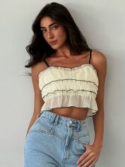 Акція на Топ жіночий SHEIN GD-00204049 S Різнокольоровий від Rozetka