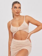 Акція на Топ жіночий Pretty Little Thing GD-00187660 L Бежевий від Rozetka
