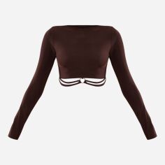Акція на Топ жіночий Pretty Little Thing GD-00187830 10 Коричневий від Rozetka