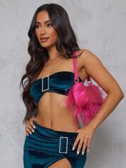Акція на Топ жіночий Pretty Little Thing GD-00188142 12 Зелений від Rozetka