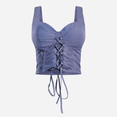 Акція на Топ жіночий Pretty Little Thing GD-00188502 6 Сірий від Rozetka