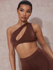 Акція на Топ жіночий Pretty Little Thing GD-00187130 6 Коричневий від Rozetka