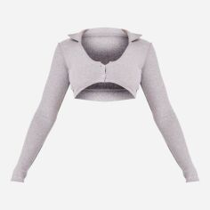 Акція на Топ жіночий Pretty Little Thing GD-00187552 10 Сірий від Rozetka
