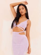 Акція на Топ жіночий Pretty Little Thing GD-00187348 14 Бузковий від Rozetka