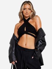 Акція на Топ жіночий Pretty Little Thing GD-00187943 S Чорний від Rozetka
