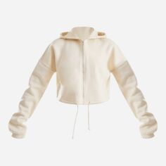 Акція на Худі жіноче Pretty Little Thing GD-00188793 S Молочне від Rozetka