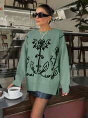 Акція на Джемпер жіночий SHEIN GD-00194149 L М'ятний від Rozetka