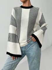 Акція на Джемпер жіночий SHEIN GD-00193276 XL Різнокольоровий від Rozetka