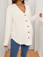 Акція на Кардиган для вагітних жіночий SHEIN GD-00223736 L Бежевий від Rozetka