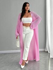 Акція на Кардиган жіночий SHEIN GD-00204574 2XL Рожевий від Rozetka