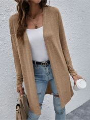 Акція на Кардиган жіночий SHEIN GD-00204042 XS Коричневий від Rozetka