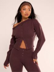 Акція на Кардиган жіночий SHEIN GD-00194331 L Коричневий від Rozetka