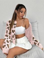 Акція на Кардиган жіночий SHEIN GD-00194612 XS Світло-рожевий від Rozetka