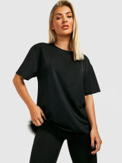 Акція на Футболка жіноча Boohoo GD-00188214 8 Чорна від Rozetka