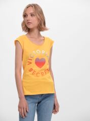 Акція на Футболка Victoria's Secret 9103.2 XS Жовта від Rozetka