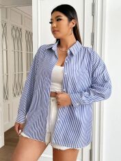 Акція на Сорочка жіноча SHEIN GD-00208795 4XL Різнокольорова від Rozetka