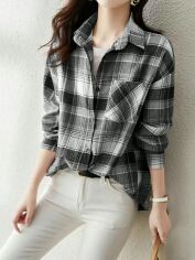 Акція на Сорочка жіноча SHEIN GD-00206928 S Різнокольорова від Rozetka