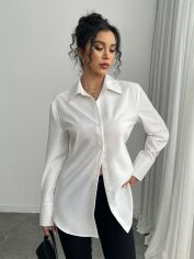 Акція на Сорочка жіноча SHEIN GD-00204120 S Біла від Rozetka