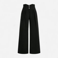Акція на Штани жіночі SHEIN GD-00201275 M Чорні від Rozetka