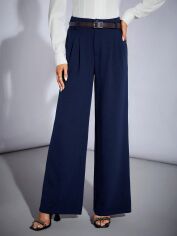 Акція на Штани жіночі SHEIN GD-00227848 XS-Tall Темно-сині від Rozetka