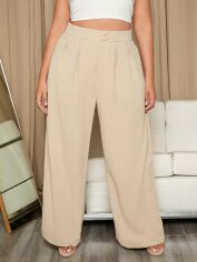 Акція на Штани жіночі SHEIN GD-00201489 1XL Хакі від Rozetka