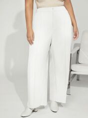Акція на Штани жіночі SHEIN GD-00207498 0XL Білі від Rozetka