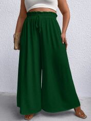 Акція на Штани жіночі SHEIN GD-00211358 1XL Темно-зелені від Rozetka