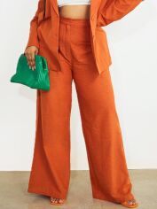 Акція на Штани жіночі Pretty Little Thing GD-00187678 16 Теракотові від Rozetka