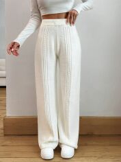 Акція на Штани теплі жіночі SHEIN GD-00194029 L Бежеві від Rozetka