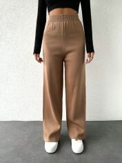 Акція на Штани теплі жіночі SHEIN GD-00194071 S Пісочні від Rozetka