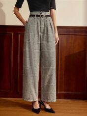 Акція на Штани жіночі SHEIN GD-00220627 S Коричневі від Rozetka