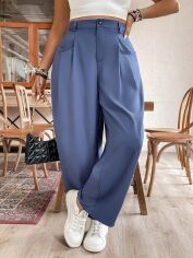 Акція на Штани жіночі SHEIN GD-00210113 3XL Сірі від Rozetka