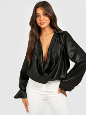 Акція на Блуза жіноча Boohoo GD-00188127 8 Чорна від Rozetka
