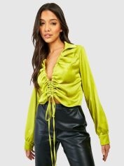 Акція на Блузка жіноча Boohoo GD-00188176 10 Салатова від Rozetka