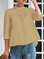 Акція на Блузка жіноча SHEIN GD-00205516 L Хакі від Rozetka