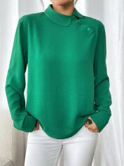 Акція на Блузка жіноча SHEIN GD-00201311 L Зелена від Rozetka