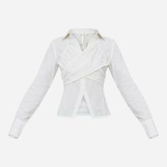 Акція на Блузка жіноча Pretty Little Thing GD-00188551 10 Біла від Rozetka