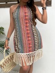 Акція на Сарафан жіночий SHEIN GD-00225337 4XL Комбінований від Rozetka
