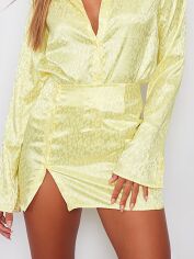 Акція на Спідниця міні літня жіноча Pretty Little Thing GD-00187548 10 Жовта від Rozetka