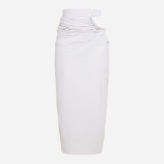 Акція на Спідниця міді літня жіноча Pretty Little Thing GD-00187300 16 Сіра від Rozetka