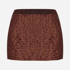 Акція на Спідниця міні літня жіноча Pretty Little Thing GD-00187629 12 Коричнева від Rozetka
