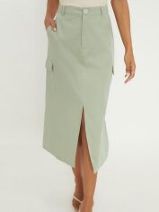 Акція на Спідниця жіноча Dorothy Perkins GD-00187525 16 Оливкова від Rozetka