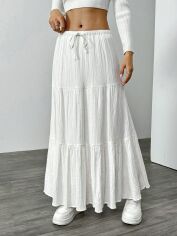 Акція на Спідниця літня жіноча SHEIN GD-00219132 L Біла від Rozetka