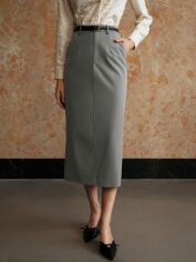 Акція на Спідниця літня жіноча SHEIN GD-00220180 S Сіра від Rozetka