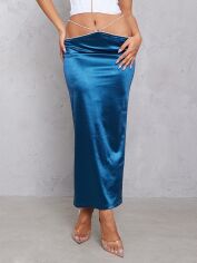 Акція на Спідниця довга літня жіноча Pretty Little Thing GD-00187748 14 Синя від Rozetka