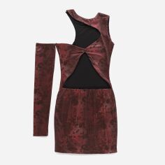 Акція на Сукня коротка літня жіноча Pretty Little Thing GD-00187866 8 Бордова від Rozetka
