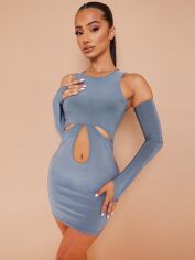 Акція на Сукня коротка літня жіноча Pretty Little Thing GD-00187509 10 Сіра від Rozetka