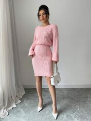 Акція на Сукня осіння жіноча SHEIN GD-00194757 XL Рожева від Rozetka